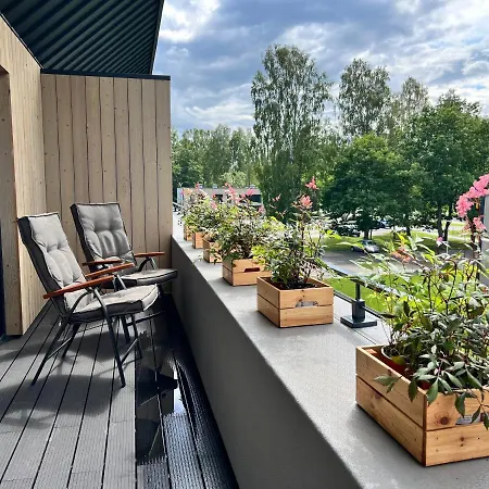 Nice Apartment With A Balcony By The Sea. Kesterciems Exterior photo